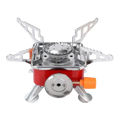 Hot Sale Wholesale Mini Lotus Small Square Stove Portable Folding Camping Gas Portable Small Square Stove