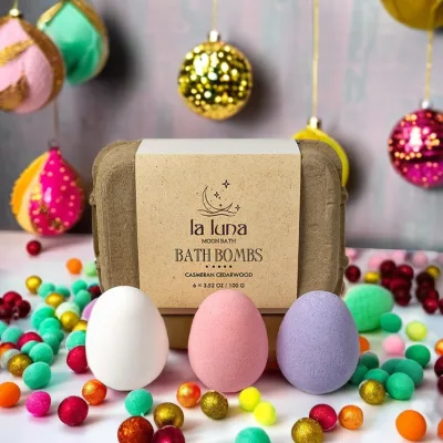 OEM ODM High Quality Relaxing Bath Gift Set Moisturizing Organic Lavender Rose Scented Bath Bomb All Skin Types Colorful Ball