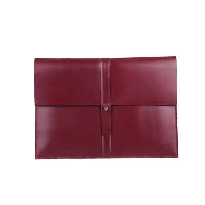 Customized A4A5A6 Corporate Information File Bag Business Office Document Bag Pu Leather Waterproof Storage Document Bag