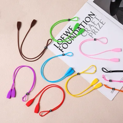 Comfortable Soft Silicone Neck Cord Sports Eyeglasses Band Comfortable Glasses Strap for Eyeglasses