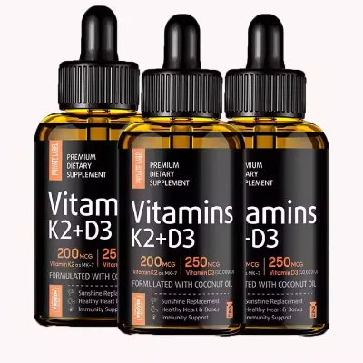 Vitamins D3+K2 Drops  Vitamin D3 Liquid Drops Vitamin B15