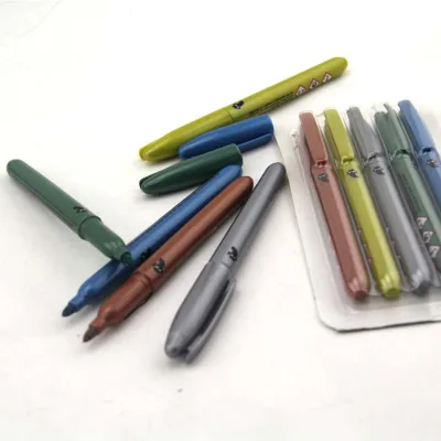 JOYCOLOUR Metallic Permanent Marker Pen Set