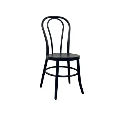 Retro American-style Modern Minimalist Metal Dining Chair Outdoor Casual Trendy Round-back Chair Hotels Cafs Bubble Tea Shops