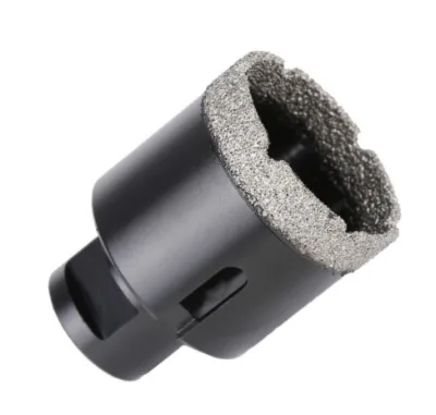 Industrial Diamond Hole Opener Kit for Wet Dry Cutting, Fits Angle Grinder, 5 Pcs Granite Tile Marble Drilling