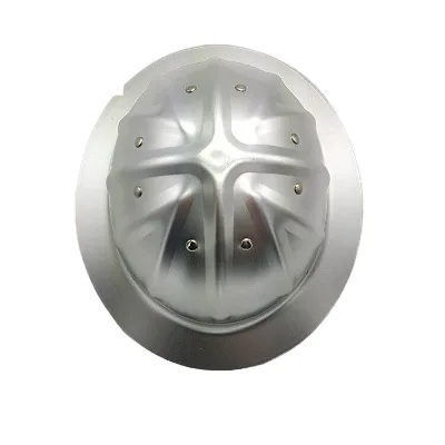 Safety Helmet Without Visor Circle Type Non-Slotted Aluminium Body Construction Hard Hat Bump Hat Protective Tool
