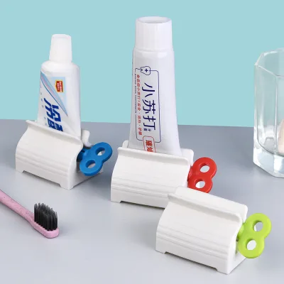 Roll Toothpaste Device with Manual Toothpaste Squeezer Holder