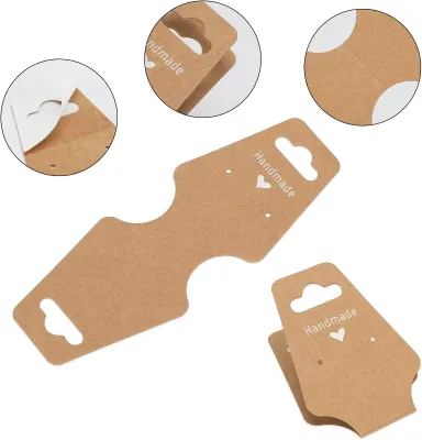 Bracelet Display Cards Sturdy Necklace Holder Cards Self Adhesive Jewelry Packaging Selling Card