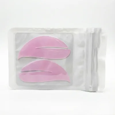 New Design 2 in 1 Silicone Eyelids Reusable Eye Pads Under Eye Patches ash Lift Eyelash Extension Cover Pads
