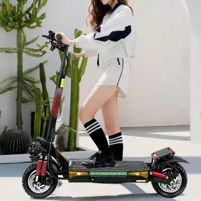 EU UK USA Stock X4 Portable NFC Start E Scooter 10inch Off-road 48V 18Ah Fast 50KMH 31MPH 1600W Dual Motor Electric Scooter