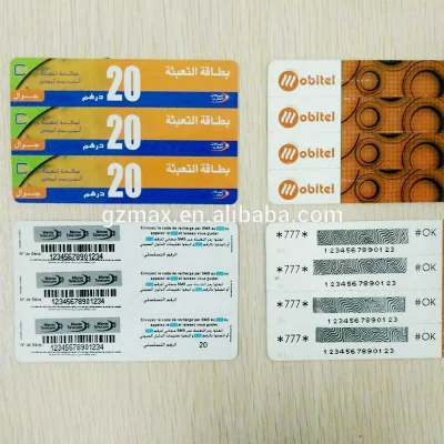 Paper Scratch Card/hot Stamp Scratch off You Can Import Online