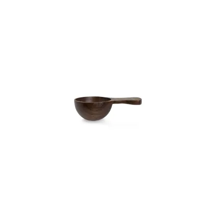 15ml Short Handle Black Walnut Coffee Bean Measuring Spoon Wooden Spoon Honey Whisk Spoon