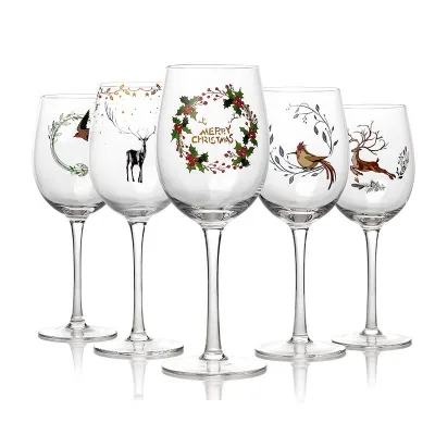 2026 Customized Handmade European Design Eco-friendly Crystal Wine Glasses 0.5L Capacity Red Wine Glass for Party Gift