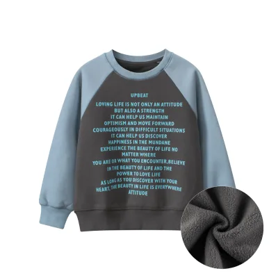 OEM Streetwear Graphic Tees Clothing Children's Toddler Long Sleeved Sweatshirts