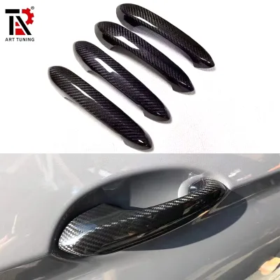 Stick on Dry Carbon Fiber Universal Car Door Handle for BMW G Series G20 G22 G23 G30 G32G11 G42 G08 G02 G05 G06