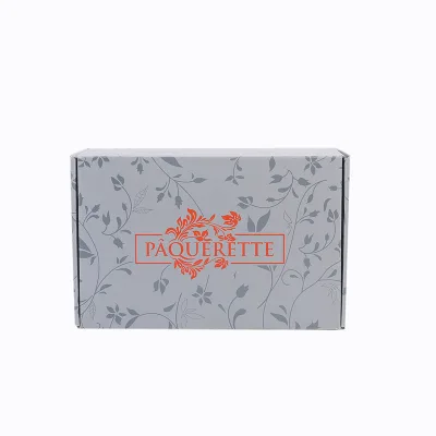 Sturdy Mailer Carton with Elegant Floral Print Full Surface Custom Printing for E-commerce Product Shipping and Packaging