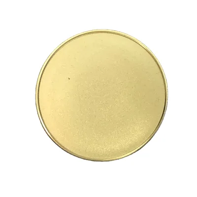 Manufacturers Custom Metal Plated Gold Silver Rounds Brass Copper Cupronickel Blank Coin for Engraving