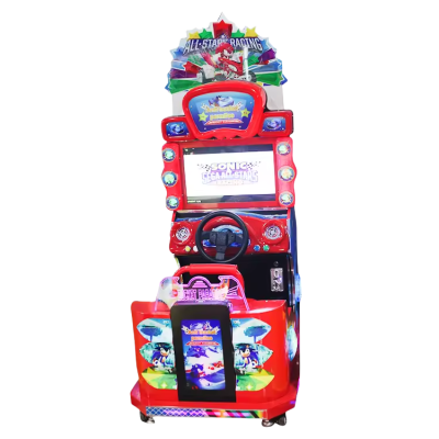 Coin Operated Games Kids Arcade Car Racing Game Machine Simulator Arcade Racing Car Game Machine Console Sonic All Star Racing