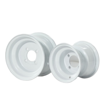 Factory Wholesale Golf Cart  8x7 PCD 4X101.6MM Steel Rim 8 Inch Wheel and Tire for Lawn Mower /garden Cart/ATV/UTV