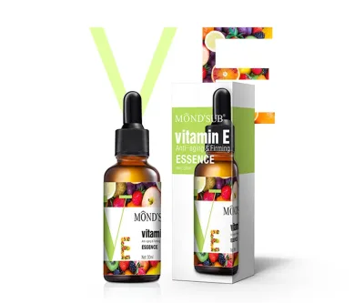 MOND'SUB Vitamin E Anti-aging Essence Anti Wrinkles Hemp Seed Oil Serum with Private Label