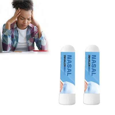Portable Essential Oil Mini Refresh Brain Nasal Inhaler Stick Aromatherapy