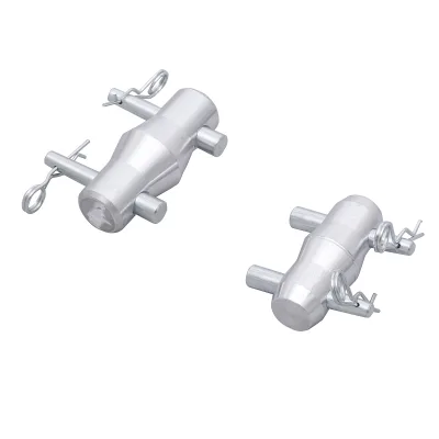 Aluminum Conical Coupler Spigot Truss Connector With Steel Pins