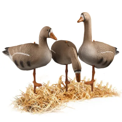 Multi-Pose Collapsible Standing Waterfowl Decor Realistic Lightweight Landscape Goose Ornaments for Outdoor Scenic Displays