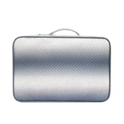 Large Capacity Fashionable Polyester Makeup Case with Zipper Closure Portable Design Organizer Storage Box for Makeup Artists
