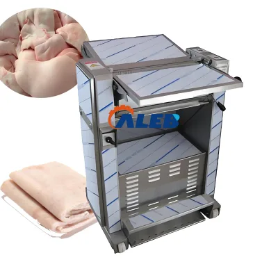 Vertical Pork Skin Defatting Machine Stainless Steel Pig Skin Fat Removing Equipment Commercial Pigskin Degreasing Machine