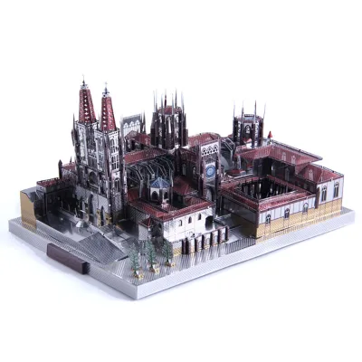 Burgos Cathedral Model 3D Educational DIY Puzzle for Adults-51-100 Pieces Ages 14+