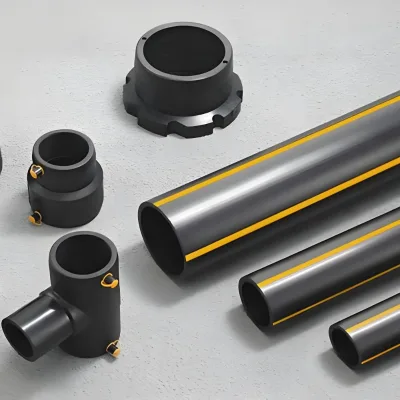 High Pressure Gas Fitting HDPE PE100 PN16 ISO Certified Welding Connection 20mm-1600mm Diameter 6-12m Length HAISHA Brand