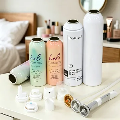 120Ml Recycled Aluminum Cosmetic Packaging Moisturizing Setting Fine Mist Spray Bottle