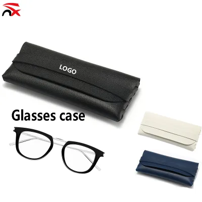 Colorful Sunglasses Custom Logo Pu Leather Soft Glasses Boxes Storage Pouch