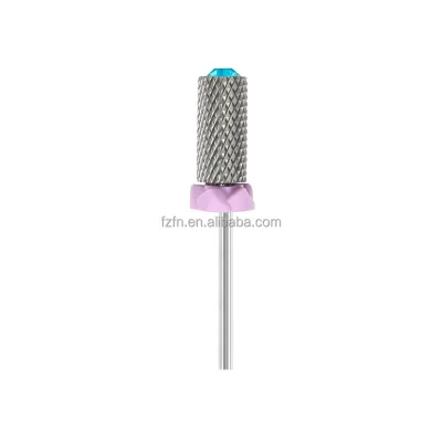 Quality with Diamond Tungsten Steel Nail Drill Bit With Pink Case Polish Grinding Head Manicure Drill Bit File Accessories