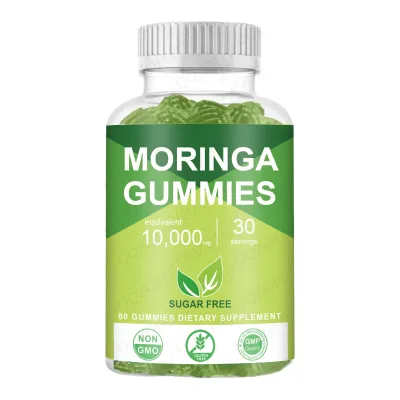 Private OME Moringa Gummies with Moringa Extract Plant-Based Green Superfood Supplement