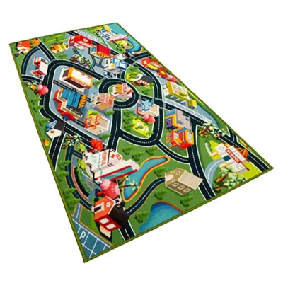 YRH Folding Baby Foam Nylon Polyester Waterproof Quilted Kids Play Mat