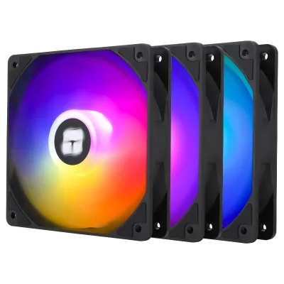 Thermalright TL-C12C-S CPU Fan 120mm ARGB Case Cooler Fan 4pin PWM Silent up to 1550RPM Cooling Fan 3 in a Pack