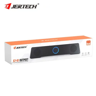 S7 JERTECH Pillow Speaker Waterproof Mini 2.0 USB+AUX Stereo Box Gamer LED Lighting Desktop PC Computer Speaker
