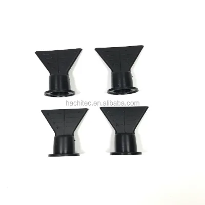 Black Flat Sealant Nozzle for Caulking