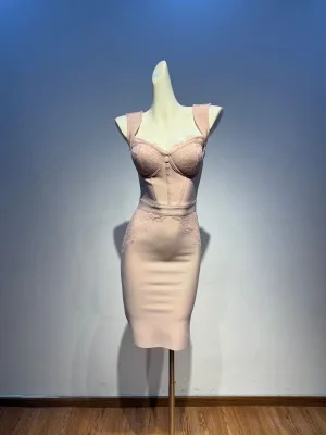 In-Stock Women's Clothing Sleeveless V-Neck Strap Dress Evening Gown Women's Dresses