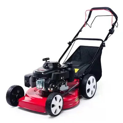 125cc Self-Propelled Petrol Lawn Mower Cordless 4 Stroke Industrial DIY Garden Tool Hand Push Mowing Tool