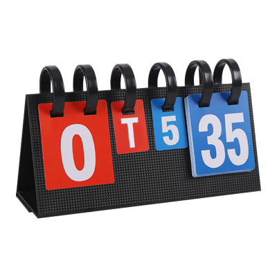 Wholesale Tabletop Score Flipper 5-Digit Scoreboard for Basketball Volleyball Tennis Sports Training Flip Score Cards