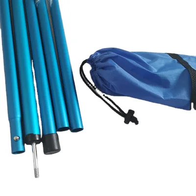 Factory Customized Colourful 6000 Series Aluminum Beach Camping Collapsible Tent Poles