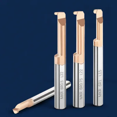MKR Small Diameter Solid Tungsten Steel Boring Cutter Complete Specifications Internal Arc Groove Cutter Tool