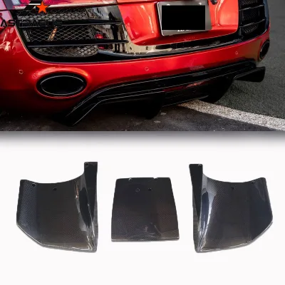 Carbon Fiber REAR DIFFUSER for Audi R8 V10 2007-2015 Gen1 Carbon Fiber Rear Spoiler for GT Spyder