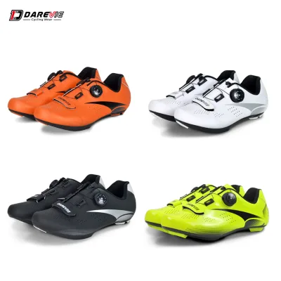 Darevie Customized Logo Accept Road Carbon Sole Cycling Shoes Road Bike Men Breathable Custom Bike Shoes Cleats Shoes