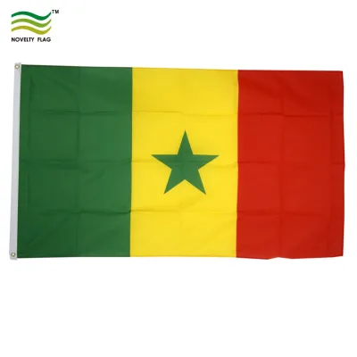 National Senegal Flag Made of Polyester for Events