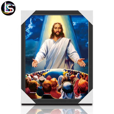3D Hologram Picture of Lenticular Flip Deep Effect Pictures of Jesus Christ Picture for Decoration