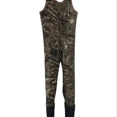 Breathable  PVC  Fishing  Waders Breathable Layers Buttock Insulated Black Plus Size Comfortable