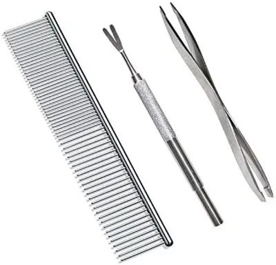 Eco-Friendly Stainless Steel Pet Grooming Dematting Comb Two Density Design Durable Corrosion Resistant Multiple Pets