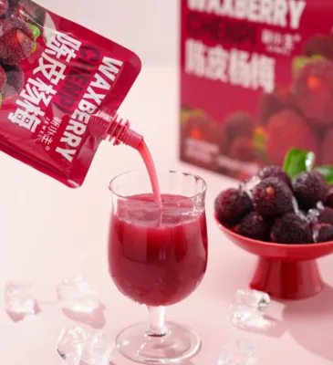 Top Selling Tangerine Peel Bayberry Juice Soft Drink Fresh Juices Waxberry Juice